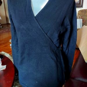 Ladies wrap around sweater